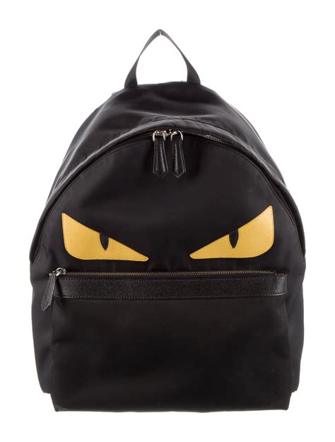 Fendi Monster Eye Nylon Backpack on SALE 